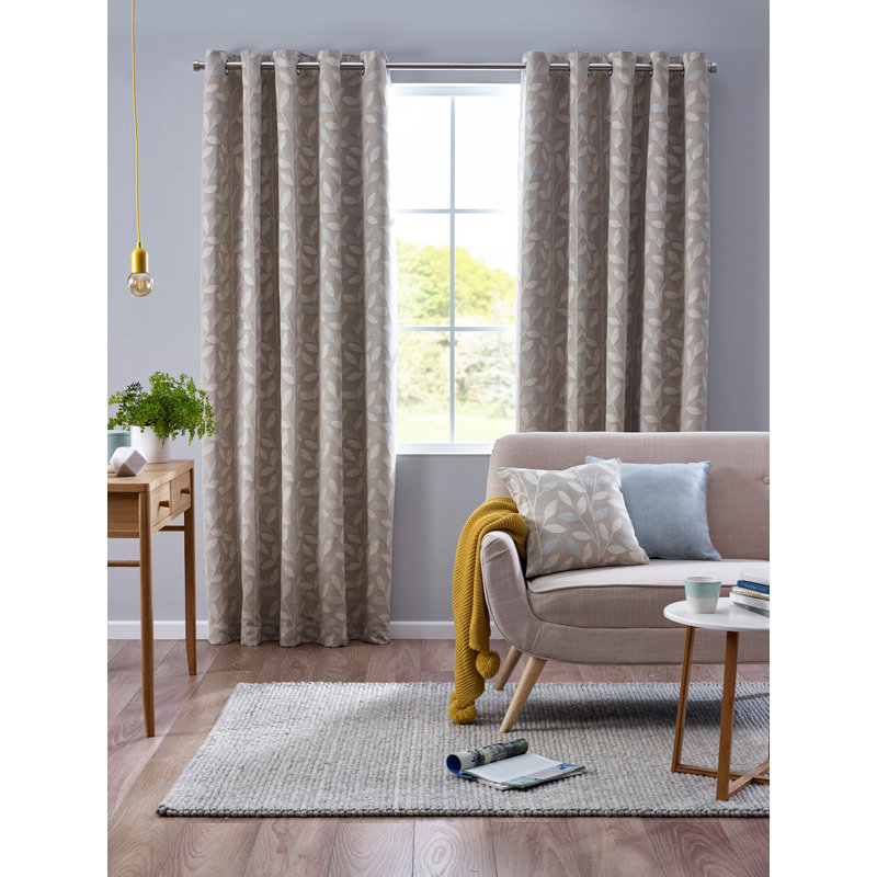 Three Posts Bridgham Eyelet Room Darkening Curtains & Reviews Wayfair